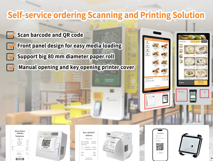 <h2>Cashino Panel Printer for Self-Service Order</h2>