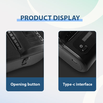 Cashino KLP-200 2-Inch Mini Portable Handheld Label Printer - CASHINO PRINTER