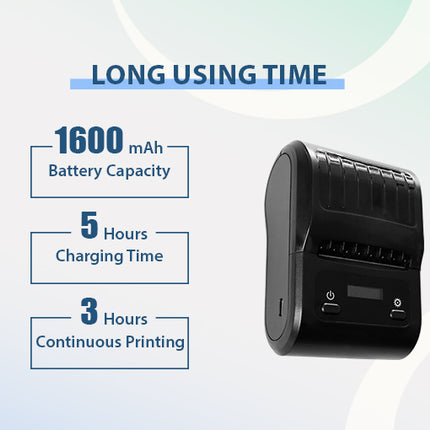 Cashino KLP-200 2-Inch Mini Portable Handheld Label Printer - CASHINO PRINTER