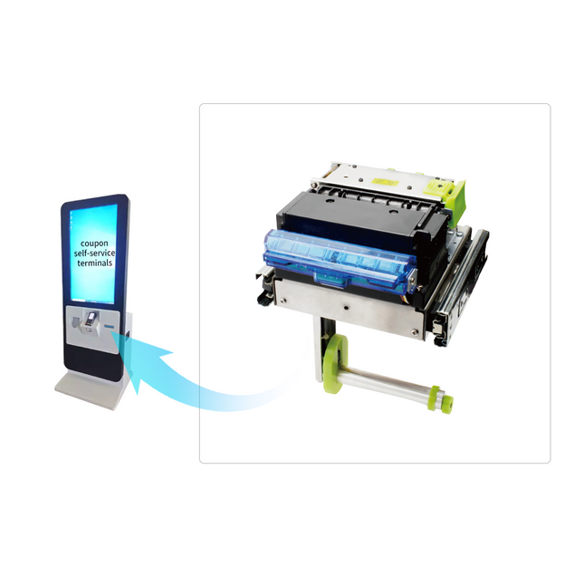 Cashino KP-T301 80mm Embedded Thermal Kiosk Receipt Printer With Slide rails - CASHINO PRINTER