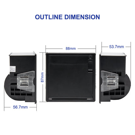 Cashino CSN-A5 2-Inch Embedded Thermal Ticket Panel Printer Hot Selling 58mm Thermal Printer with RS232 Interface - CASHINO PRINTER