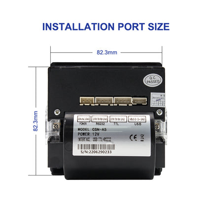 Cashino CSN-A5 2-Inch Embedded Thermal Ticket Panel Printer Hot Selling 58mm Thermal Printer with RS232 Interface - CASHINO PRINTER
