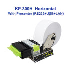 RS232+USB+LAN / Prsenter(Paper retracting / Horizontal