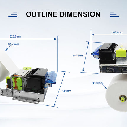CASHINO KP-T300 80MM THERMAL KIOSK PRINTER - CASHINO PRINTER