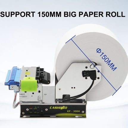 Cashino KP-300 Auto Cutter 80mm Ethernet Kiosk Thermal Printer for Self Service Vending Machine - CASHINO PRINTER