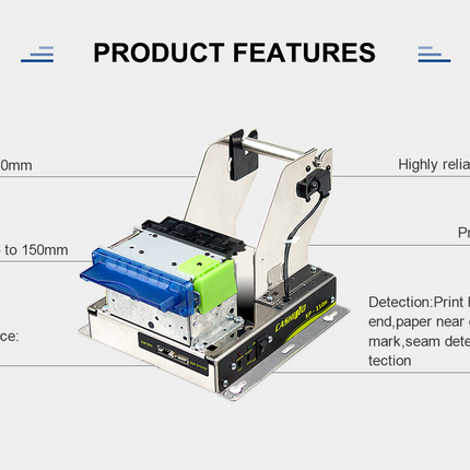 Cashino KP-210H 2 Inch Embedded Thermal Printer - CASHINO PRINTER