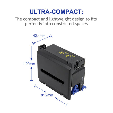 Cashino KP-247 Fast Printing Speed Compact Kiosk Thermal Printer for Queuing Machine - CASHINO PRINTER