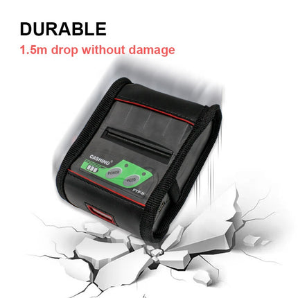 Cashino PTP-II 2 Inch 58mm Mobile bluetooth Android Mini Thermal Receipt Printer - CASHINO PRINTER