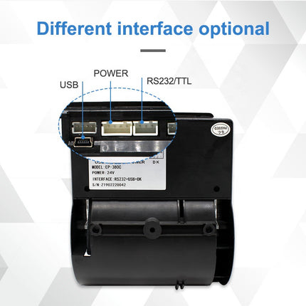 Cashino EP-260C 2 Inch Panel Thermal Receipt Printer with Auto Cutter - CASHINO PRINTER