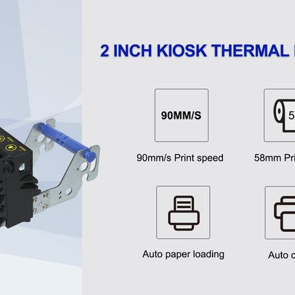 Cashino KP-628E 58mm Kiosk Receipt Printer - CASHINO PRINTER