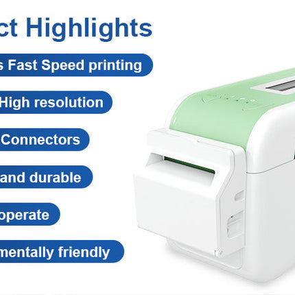 Cashino CSN-L60C 2 Inch 58mm Thermal Patient Identification Wristbands Printer Machine - CASHINO PRINTER