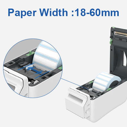 Cashino CSN-L60C 2 Inch 58mm Thermal Patient Identification Wristbands Printer Machine - CASHINO PRINTER