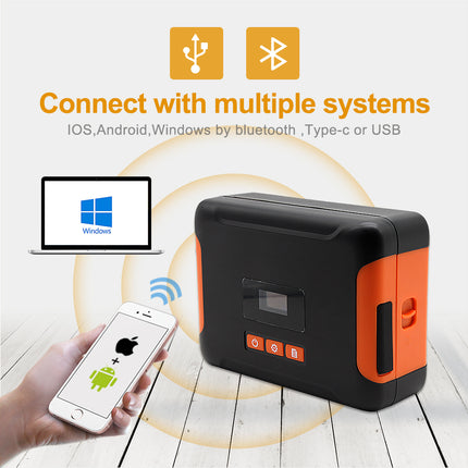 Cashino KLP-400 4 Inch bluetooth Portable Shipping Label 4x6 Thermal Label Printer - CASHINO PRINTER