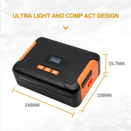 Cashino KLP-400 4 Inch bluetooth Portable Shipping Label 4x6 Thermal Label Printer - CASHINO PRINTER