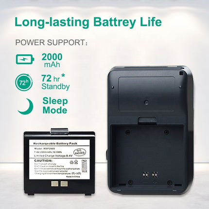 Cashino KLP-II 2 Inch Small Pocket Portable Thermal Label Printer with Direct USB Charging - CASHINO PRINTER