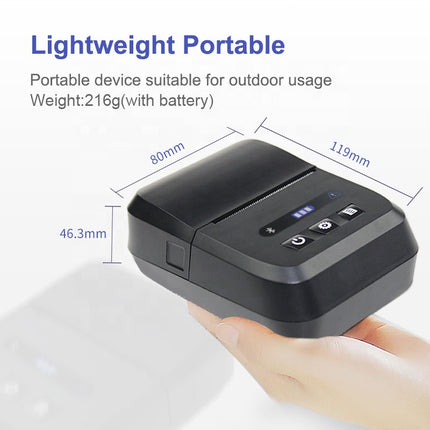 Cashino KMP-II 58mm Portable Thermal Printer - CASHINO PRINTER