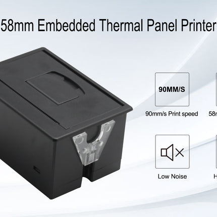 CASHINO CSN-A4L 58mm Mini Embedded Panel Thermal Receipt Printer RS232/TTL/USB